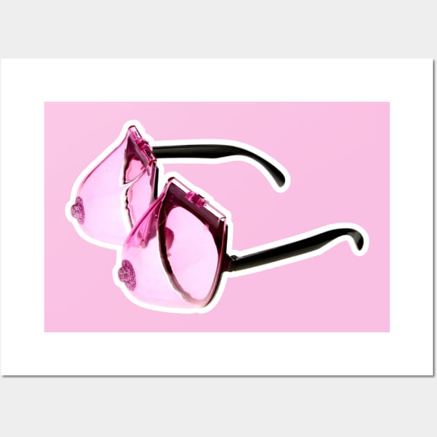 Rose-Titted Glasses Wall Art by Durvin